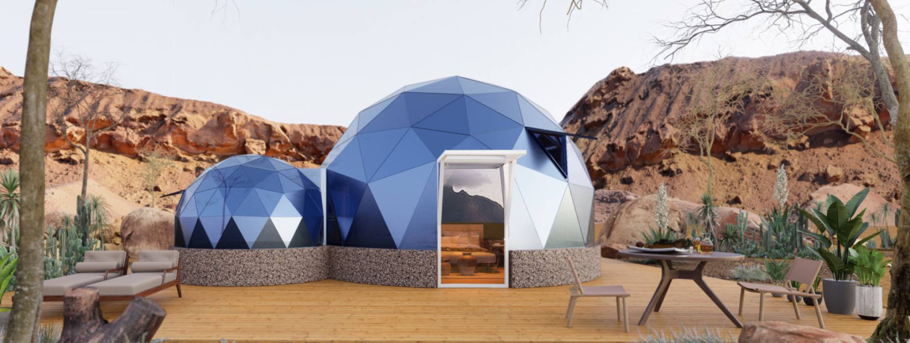 兰坪球形智能光伏玻璃星空房